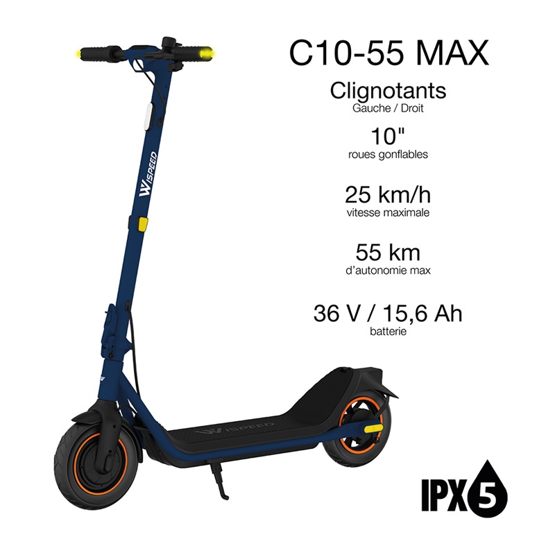 Trottinette electrique Logicom Wispeed C10-55 Max Bon état -  reconditionné disponible sur Electro Depot